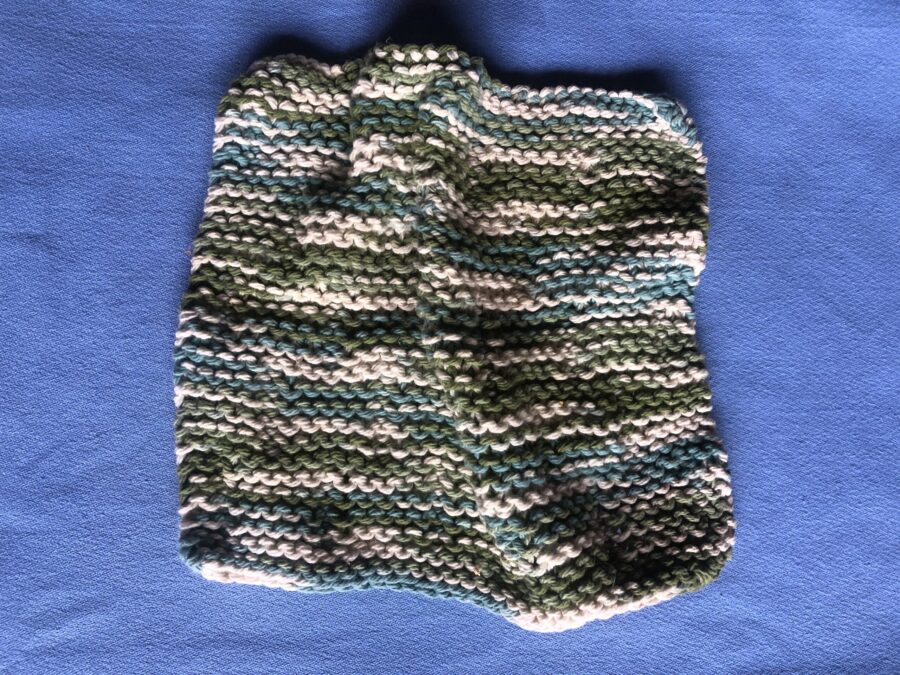 crochet yarn dishcloth